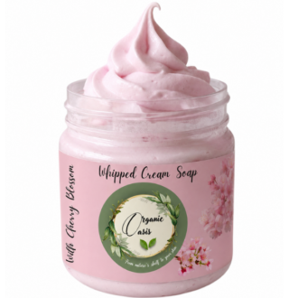 Cherry Blossom whipped cream soap